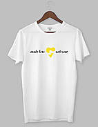 Футболка патріотична «Make love 💛 not war», фото 2