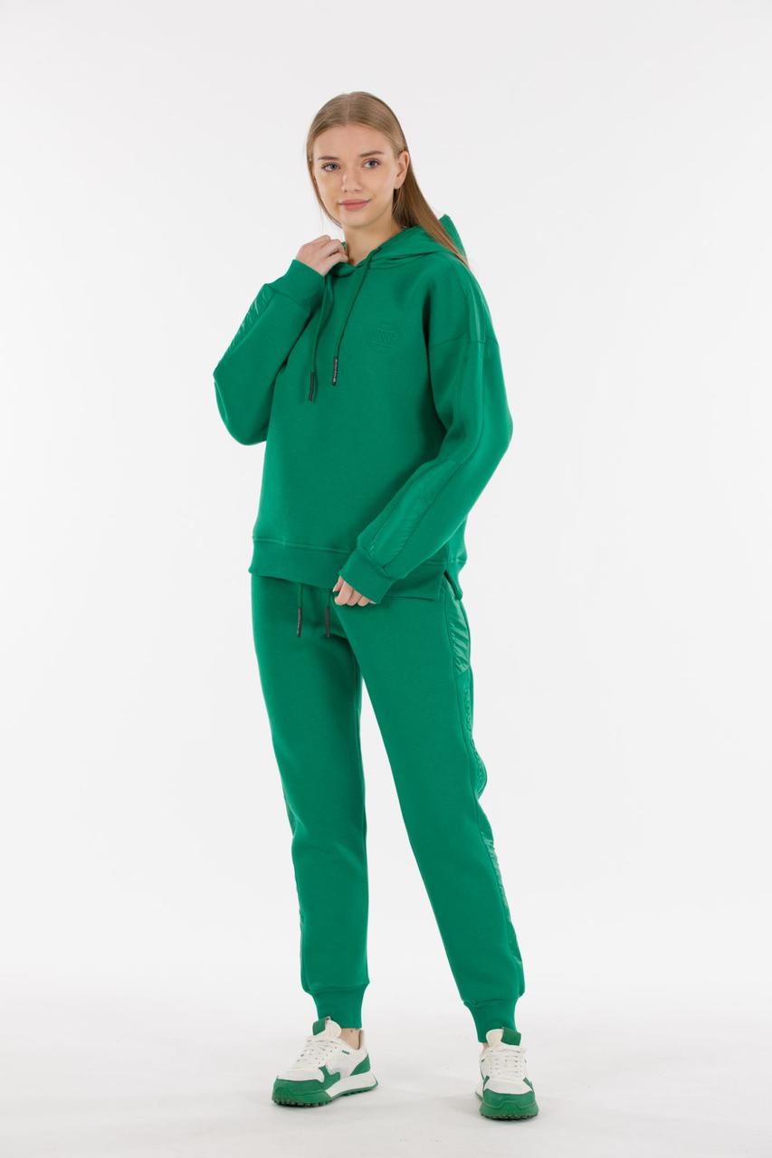 Жіночий зелений трикотажний спортивний костюм New Color ,М,L,  696 колір Benetton