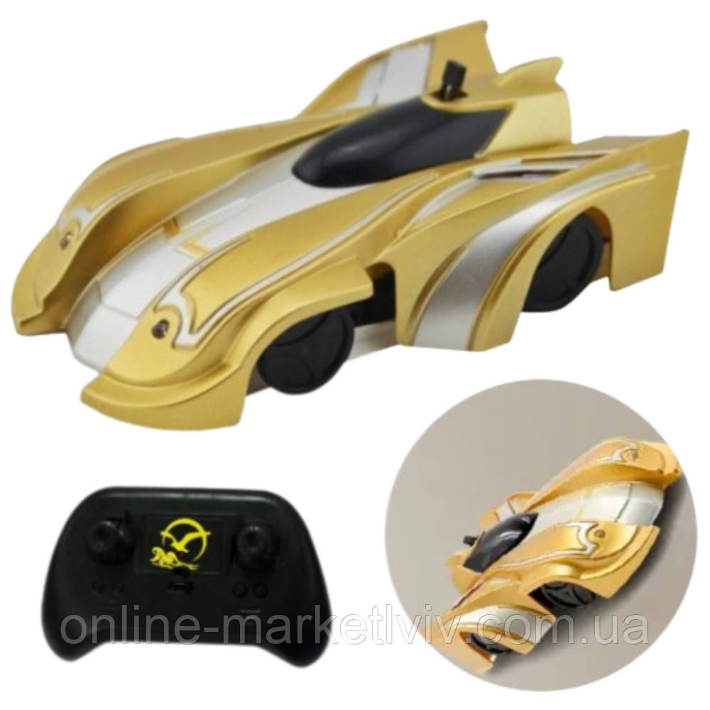 Антигравітаційна машинка Wall Climber, на радіокеруванні / Спортивна машинка-стінолаз з пультом ДУ, фото 1