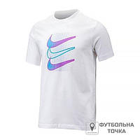 Футболка Nike Swoosh DZ5173-100 (DZ5173-100). Мужские спортивные футболки. Спортивная мужская одежда.