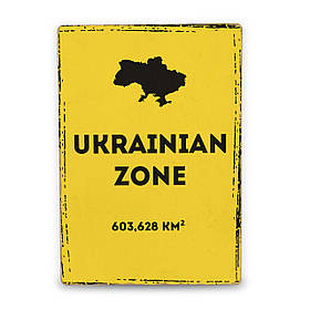 Дерев'яний Постер Ukrainian Zone