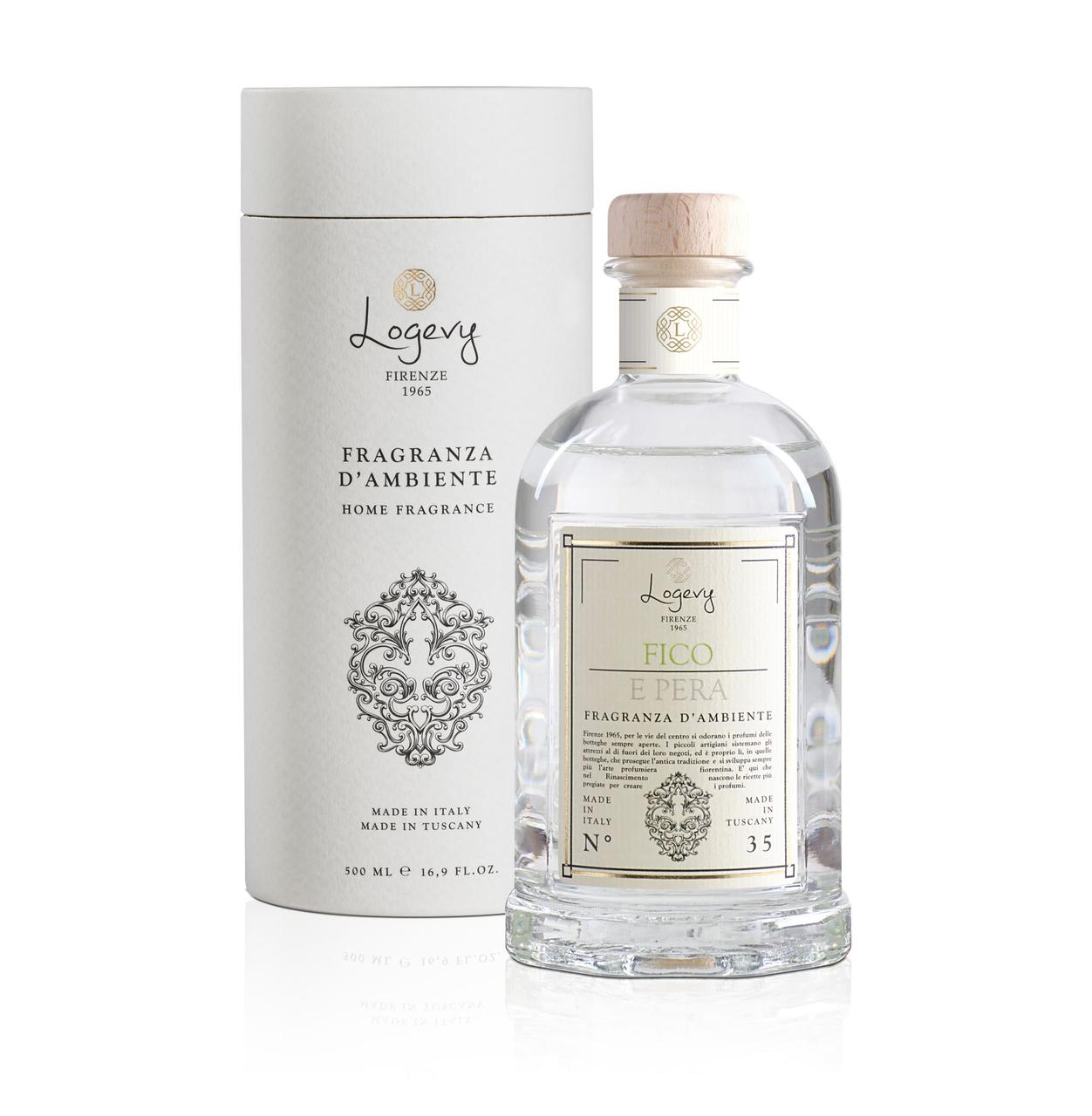 Аромадифузор Logevy Firenze 500 ML Fico e Pera (Інжир & Груша), фото 1