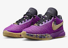 Жіночі та підліткові кросівки Nike LeBron 20 Vivid Purple