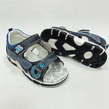 Дитячі літні босоніжки, сандалі з натуральної шкіри для хлопчиків тм Clibee , розмір 26 - 31., фото 3