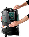 Metabo Пилосос професійний ASA 25 L PC, 1250Вт, 210мБар, бак 25л, 6.9кг, фото 3