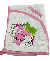 Дитячий рушник-конверт Туреччина для новонародженого подарунок білий (ХДН100)