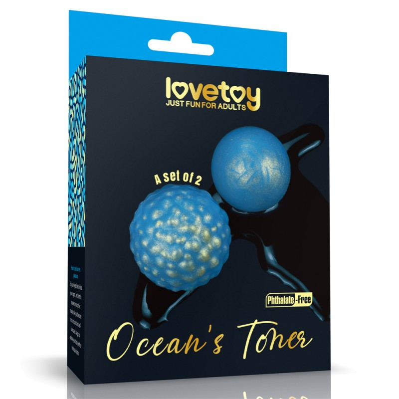 Вагінальні кульки для тренування м'язів Oceans Toner Egg Set Кітті