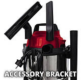 Einhell Пилосос професійний TC-VC 1815 S, 1250Вт, 180мБар, 15л, 4.6кг, фото 5