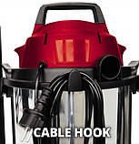 Einhell Пилосос професійний TC-VC 1815 S, 1250Вт, 180мБар, 15л, 4.6кг, фото 6