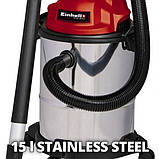 Einhell Пилосос професійний TC-VC 1815 S, 1250Вт, 180мБар, 15л, 4.6кг, фото 8