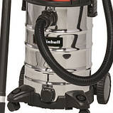 Einhell Пилосос TС-VC 1930 SA Kit, 30л, вологе/сухе прибирання, 1500Вт, 30л, фото 10
