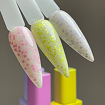 Топ DNKa Bubble Sorbet для гель-лаку, 12 мл неоновий жовтий, фото 4