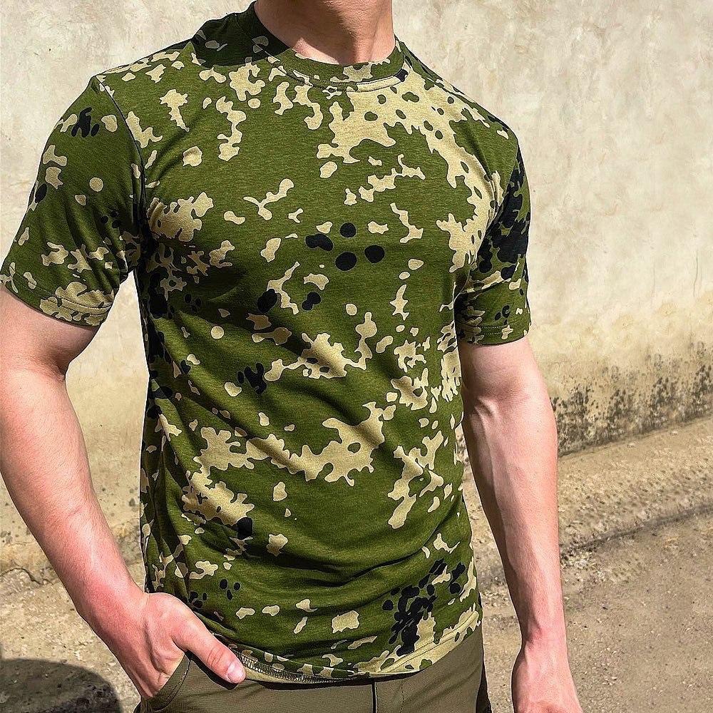 Чоловіча бавовняна футболка Camo-tec Bavovna Flecktarn D, фото 1
