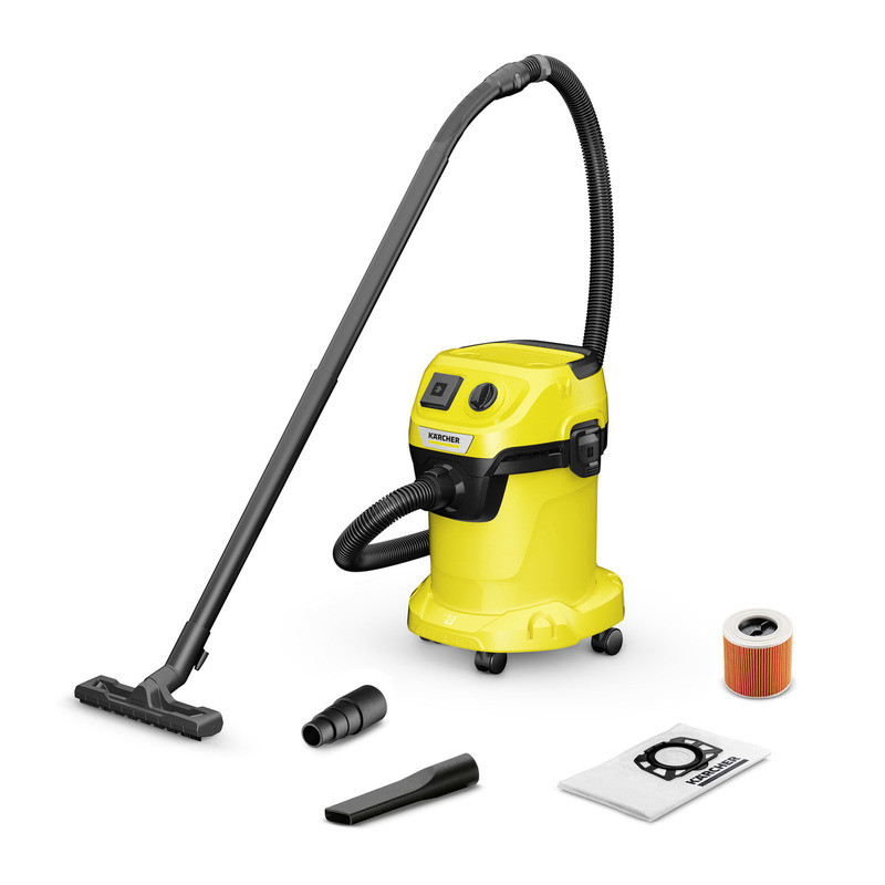Karcher Господарський пилосос WD 3 P V-17/4/20, 1000 ВТ, 17л, 4м, 4.858 кг