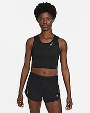 Жіночий укорочений топ для бігу Nike Dri-FIT Race DD5921-010 M