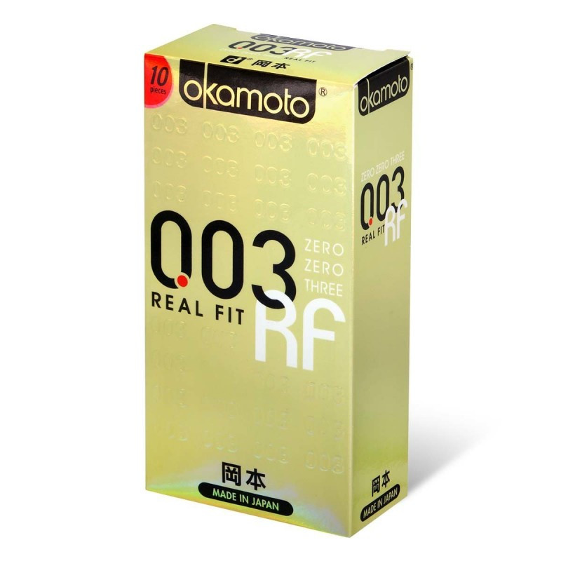 Презервативи ультратонкі Okamoto Real Fit 0.03, 10 шт. Кітті