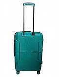 Валіза пластикова AIRTEX 245 середня 67 см бірюзова, фото 3