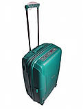 Валіза пластикова AIRTEX 245 середня 67 см бірюзова, фото 2