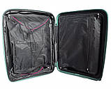 Валіза пластикова AIRTEX 245 середня 67 см бірюзова, фото 9