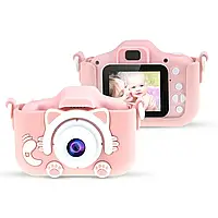 Детский фотоаппарат Fun camera kitty,розовый