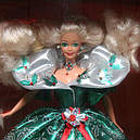 Barbie Happy Holidays 14123 Лялька Барбі Колекційна Щасливого Різдва 1995, фото 6