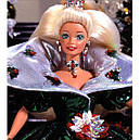 Barbie Happy Holidays 14123 Лялька Барбі Колекційна Щасливого Різдва 1995, фото 7
