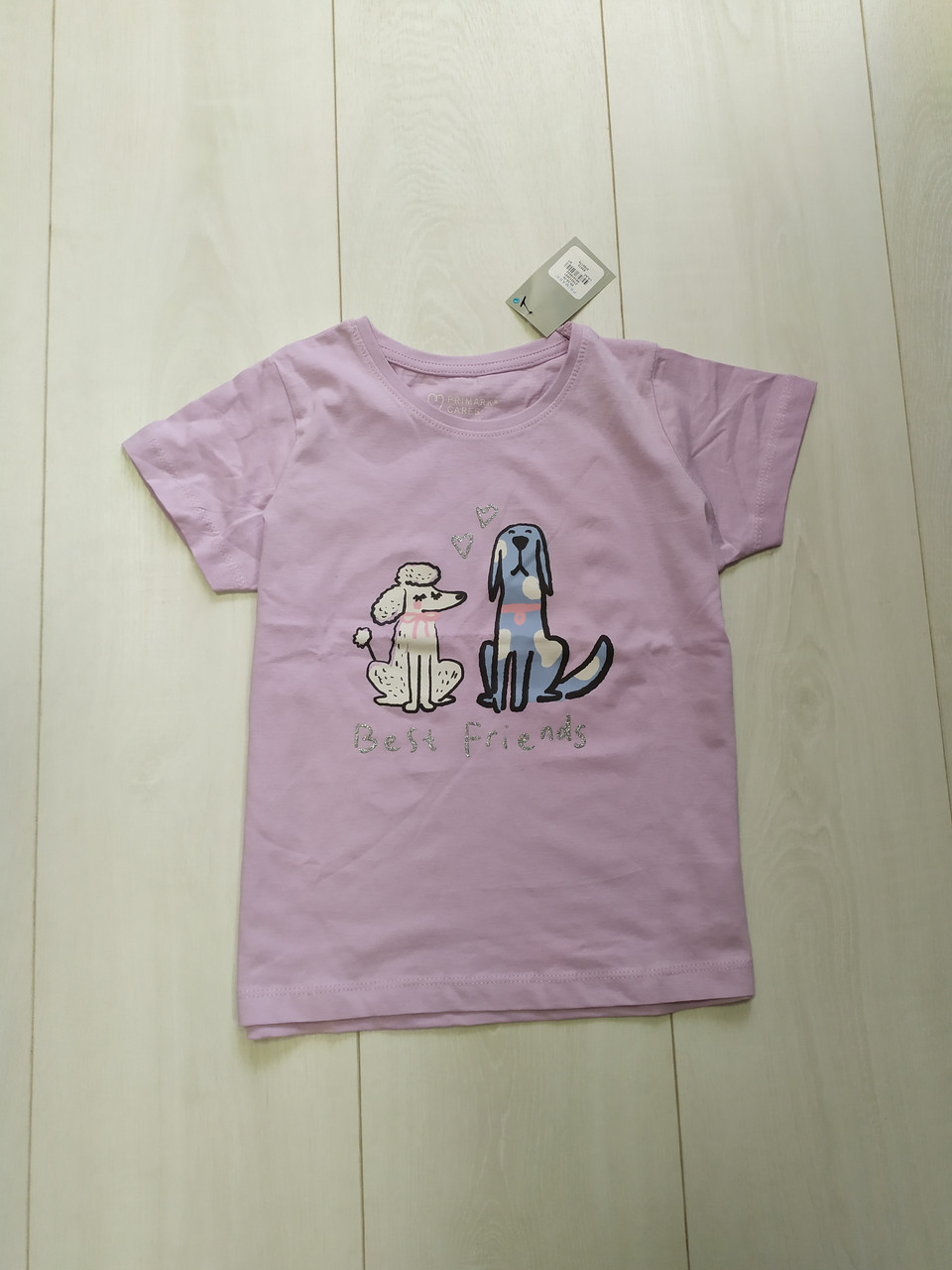 Футболка для дівчинки  бузкова Best  Friends  Primark 104, 110, 116, 122, 128см, фото 1