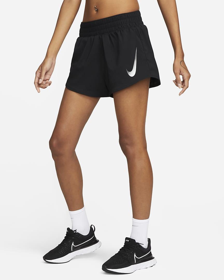 Жіночі бігові шорти з вбудованою білизною Nike Swoosh Dri-FIT DX1031-010