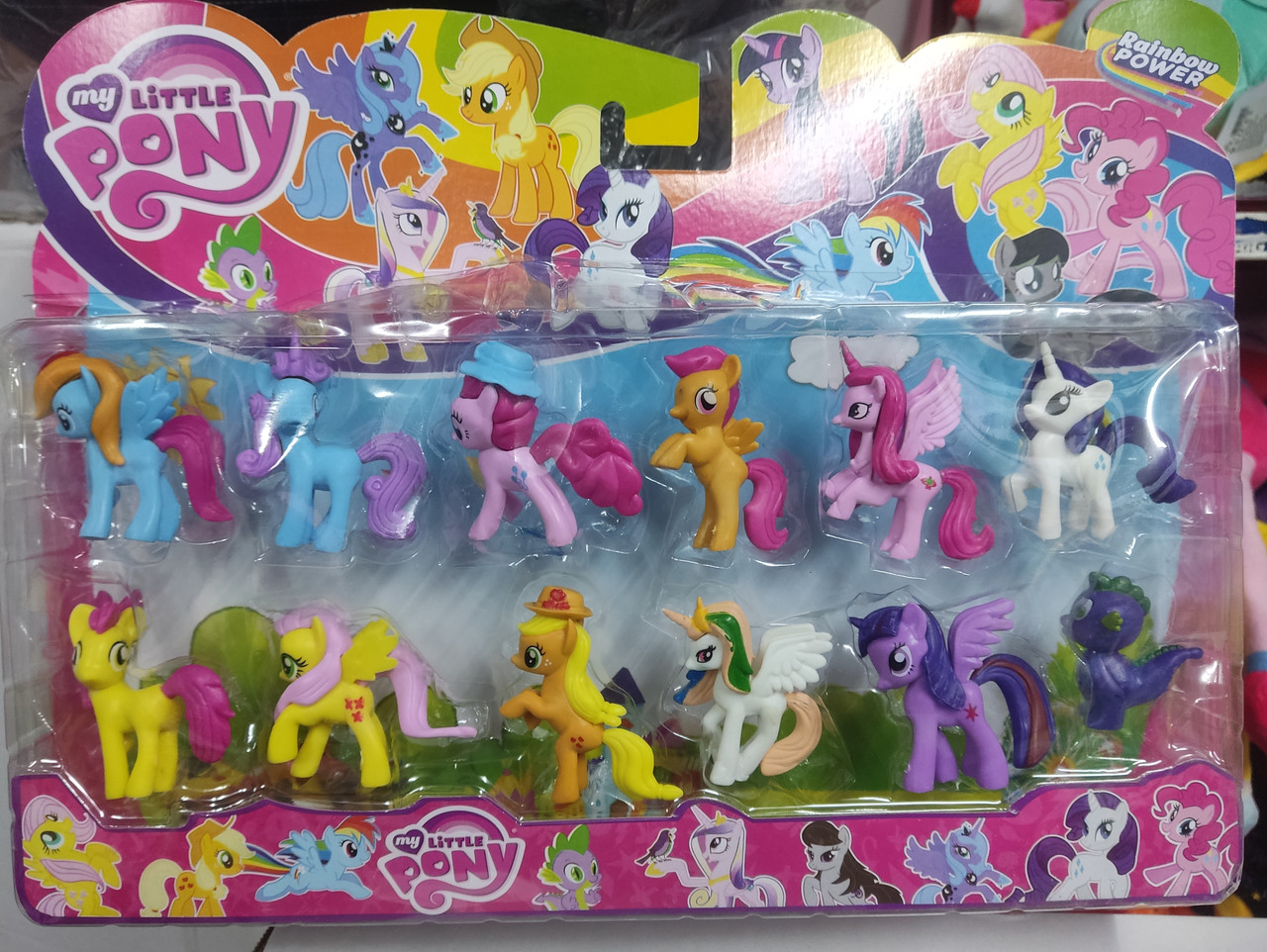 Ігровий набір фігурки Літл Поні my Little Pony 6-7 см 12 штук швидка відправка