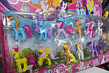 Ігровий набір фігурки Літл Поні my Little Pony 6-7 см 12 штук швидка відправка, фото 3