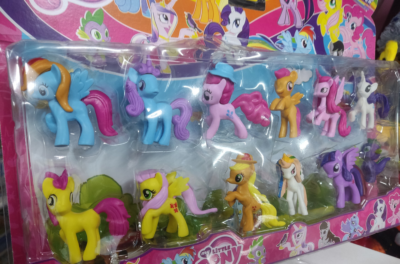 My little pony set of 6 sales