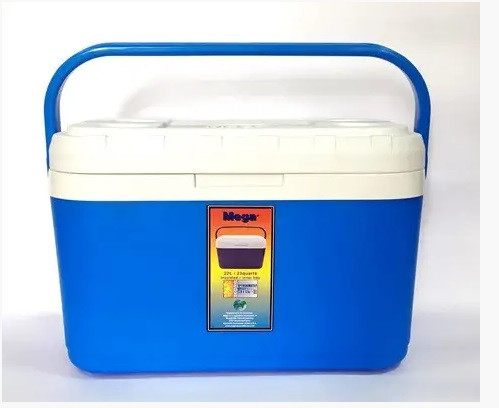Термобокс (объем 22 литра ) Mega , синий , для отдыха и путешествий - фото 4 - id-p1850437175