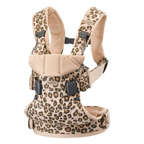 BabyBjorn - Рюкзак-кенгуру Baby Carrier One, Beige/Leopard (бежевий/леопард)
