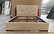 Ліжко в тканині з підйомним механізмом Х'юстон L 025, фото 5