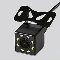 Водостійка камера заднього виду для авто з підсвічуванням 8 діодів RCA (Без комплекту)