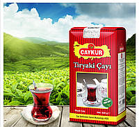 Турецький чорний чай Caykur Tiryaki 1 кг, моночай, розсипчастий дрібнолистовий чай "Lv"