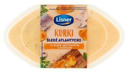 Оселедець з лисичками Lisner Kurki 280гр