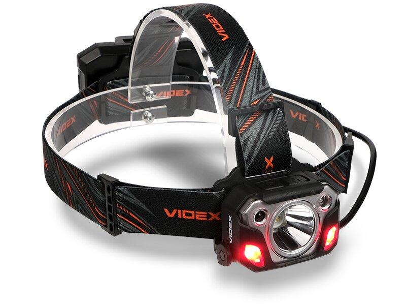 Налобний акумуляторний ліхтарик VIDEX VLF-H056 1400 Lm 6500 K