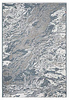 Ковер Moretti Turin двусторонний серый голубой мрамор "Lv"