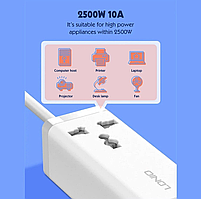 Зарядний пристрій для телефона ноутбука LDNIO SC1418 65W 2 USB-C + 2 USB-A + 1EU розетка PD/QC4.0+, фото 6