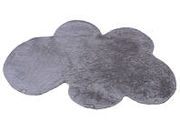 Ковер из искусственного меха Rabbit серый Облако 100*150 см, ворс 2.7 см, плотный мех, очень мягкий "Lv"
