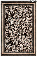 Ковер скандинавский Moretti Nordi коричневый леопард 125*180 "Lv"