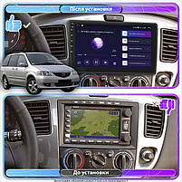 Штатна магнітола Lesko для Mazda MPV II (LW) 1999-2003 екран 9" 4/64Gb 4G Wi-Fi GPS Top 1 шт., фото 3