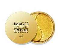 Гидрогелевые патчи с золотом для глаз Gold Images Beautecret Seaucysket, 60шт