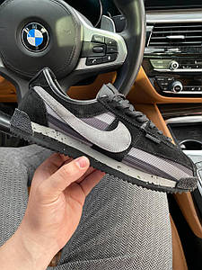 Чоловічі Кросівки Nike Cortez x Union L.A Black Grey 43