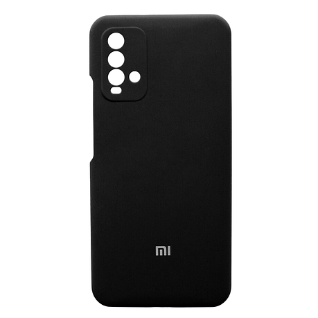 Чохол Silicone Case Premium для Xiaomi Redmi 9T Black, фото 1