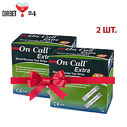 Тест-смужки On Call Extra (Він Кол Екстра) 50 шт. 2 паковання