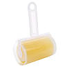 Багаторазовий липкий ролик для чищення одягу Semi Sticky roller for clothes з чохлом, Yellow, фото 2