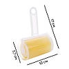 Багаторазовий липкий ролик для чищення одягу Semi Sticky roller for clothes з чохлом, Yellow, фото 5