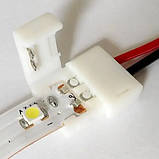 Конектор для світлодіодної стрічки 10 mm зажим + провід SC-06-SW-10-2 Biom, фото 4